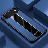 Apple iPhone 17 Air Uyumlu Kılıf Zebana Premium Deri Kılıf Mavi