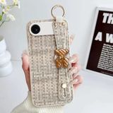 Apple iPhone 17 Air Uyumlu Kılıf Zebana Teddy Silikon Kılıf Bej