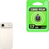 Apple iPhone 17 Air Uyumlu Premium Darbelere Dayanıklı Kamera Lens Koruyucu - Gold - Apple iPhone 17 AİR