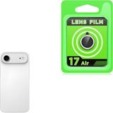 Apple iPhone 17 Air Uyumlu Premium Darbelere Dayanıklı Kamera Lens Koruyucu - Silver - Apple iPhone 17 AİR