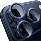 Apple iPhone 17 Pro / 17 Pro Max Uyumlu Premium Darbelere Dayanıklı Kamera Lens Koruyucu - Lacivert