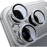 Apple iPhone 17 Pro / 17 Pro Max Uyumlu Premium Darbelere Dayanıklı Kamera Lens Koruyucu - Silver