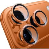 Apple iPhone 17 Pro / 17 Pro Max Uyumlu Premium Darbelere Dayanıklı Kamera Lens Koruyucu - Turuncu