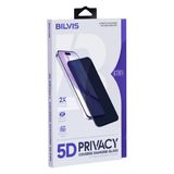 Apple iPhone 17 Pro Bilvis 5D Privacy Diamond Hayalet Cam Ekran Koruyucu