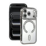 Apple İphone 17 Pro Joke Simli Magneticsafe Kılıf - Gümüş