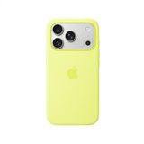Apple iPhone 17 Pro MagSafe Silikon Neon Sarı Kılıf