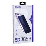Apple İphone 17 Pro Max Bilvis 5D Privacy Diamond Hayalet Cam Ekran Koruyucu
