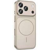 Apple iPhone 17 Pro Max için Kamera Korumalı Silikon Kılıf - Kahverengi
