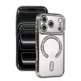 Apple İphone 17 Pro Max Joke Simli Magneticsafe Kılıf - Gümüş