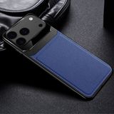 Apple iPhone 17 Pro Max Uyumlu Kılıf Zebana Lens Deri Kılıf Lacivert