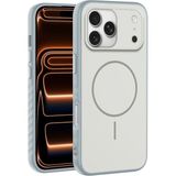Apple iPhone 17 Pro Max Uyumlu Kılıf Zebana Mono M-Safe Silikon Kılıf Gri