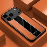 Apple iPhone 17 Pro Max Uyumlu Kılıf Zebana Premium Deri Kılıf Kahverengi