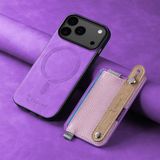 Apple iPhone 17 Pro Uyumlu Kılıf Zebana 2in1 Kartlıklı Best Deri Kılıf Mor