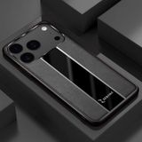 Apple iPhone 17 Pro Uyumlu Kılıf Zebana Premium Deri Kılıf Siyah