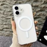 Apple iPhone 17 Uyumlu Kılıf Zebana Sararmaz Clearmag Kılıf (M-Safe Uyumlu) Şeffaf