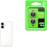 Apple iPhone 17 Uyumlu Premium Darbelere Dayanıklı Kamera Lens Koruyucu - Silver