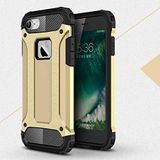 Apple iPhone 6 Plus / 6S Plus ile Uyumlu Kılıf Çİft Katman Koruyucu Crash Military Tank Kılıf - Gold