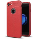 Apple iPhone 6 Plus Kılıf Focus Derili Kamera Korumalı Silikon Kılıf