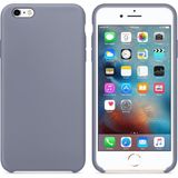 Apple iPhone 6s Plus Altı Açık Liquit Lansman Silikon Elegant Mavi