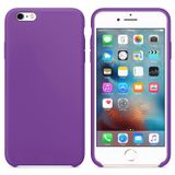 Apple iPhone 6s Plus Altı Açık Liquit Lansman Silikon Glayöl Moru