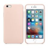 Apple İphone 6s Plus Altı Açık Liquit Lansman Silikon Toz Pembe