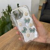 Apple iPhone 6s Plus Uyumlu Kılıf Zebana Floral Silikon Kılıf Yeşil