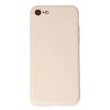 Apple İphone 7 Kılıf First Silikon - Krem