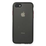 Apple İphone 7 Kılıf Montreal Silikon Kapak - Siyah