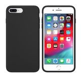 Apple iPhone 7 Plus İçi Kadife Silikon Kılıf Siyah