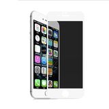 Apple iPhone 7 Plus ile uyumlu Hayalet Rika Privacy Temperli Cam Ekran Koruyucu Beyaz