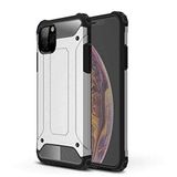 Apple iPhone 7 Plus ile Uyumlu Kılıf Çİft Katman Koruyucu Crash Military Tank Kılıf - Gri