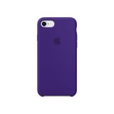 Apple iPhone 7/8 Kamelya (Camellia) Silikon Kılıf Kauçuk Arka Kapak Mor