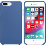 Apple iPhone 8 Plus Altı Açık Liquit Lansman Silikon Menekşe Mavisi