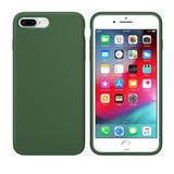 Apple iPhone 8 Plus Içi Kadife Silikon Kılıf Yeşil