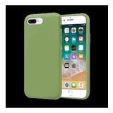 Apple iPhone 8 Plus İnce Mat Silikon Kılıf Yeşil