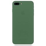 Apple iPhone 8 Plus Transparent Slim Case Yeşil