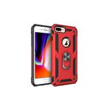 Apple iPhone 8 Plus Yüzüklü Tank Kılıf Bordo