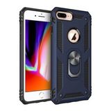 Apple iPhone 8 Plus Yüzüklü Tank Kılıf Lacivert