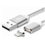 Apple İphone Uyumlu Mıknatıslı Hızlı Şarj Kablosu 1 Metre 2.1A