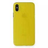 Apple İphone X Kılıf Pp Ultra İnce Kapak - Sarı