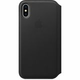 Apple iPhone X Siyah Deri Folyo Kılıf Mqrv2zm/a