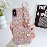 Apple iPhone x Uyumlu Kılıf Zebana Teddy Silikon Kılıf Pembe