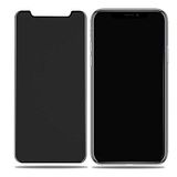 Apple iPhone XR 6.1 ile uyumlu Hayalet Rika Privacy Temperli Cam Ekran Koruyucu Siyah