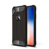 Apple iPhone XS Max 6.5 ile Uyumlu Kılıf Çİft Katman Koruyucu Crash Military Tank Kılıf - Siyah