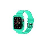 Apple Koruyucu Kasalı Şeffaf Yeşil Saat Kordonu, 42,44,45,49 Mm