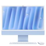 Apple M4 çipli iMac Hepsi-Bir-Arada Masaüstü Bilgisayar: 10 çekirdekli CPU, 10 çekirdekli GPU, 24 inç Retina Ekran, 16 GB Birleşik Bellek, 512 GB SSD Depolama, Uyumlu Aksesuarlar. Mavi