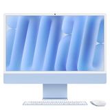 Apple M4 çipli iMac Hepsi-Bir-Arada Masaüstü Bilgisayar: 8 çekirdekli CPU, 8 çekirdekli GPU, 24 inç Retina Ekran, 16 GB Birleşik Bellek, 256 GB SSD Depolama, Uyumlu Aksesuarlar. Mavi