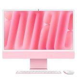 Apple M4 çipli iMac Hepsi-Bir-Arada Masaüstü Bilgisayar: 8 çekirdekli CPU, 8 çekirdekli GPU, 24 inç Retina Ekran, 16 GB Birleşik Bellek, 256 GB SSD Depolama, Uyumlu Aksesuarlar. Pembe