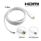 Apple Macbook Mini Displayport (Thunderbolt) to HDMI Kablo 1.8m