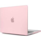 Apple Macbook Pro 14.2inç A2442 2021 ile uyumlu Kılıf Mat Ön Arka Kapak Pembe